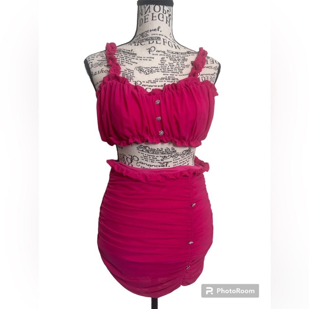 Cherry mellow hot pink set Small